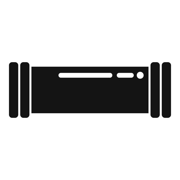 Pipe connector icon simple vector Drain system Faucet tap