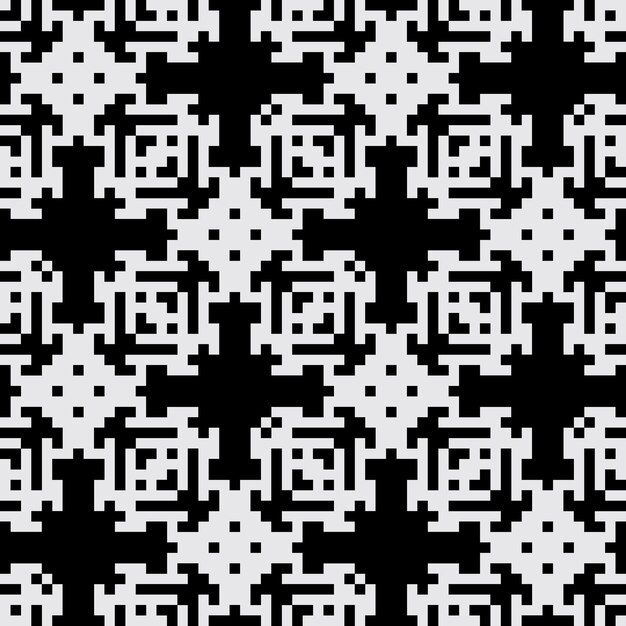 pixel art seamless abstract pattern vintage aesthetics retro sprite design
