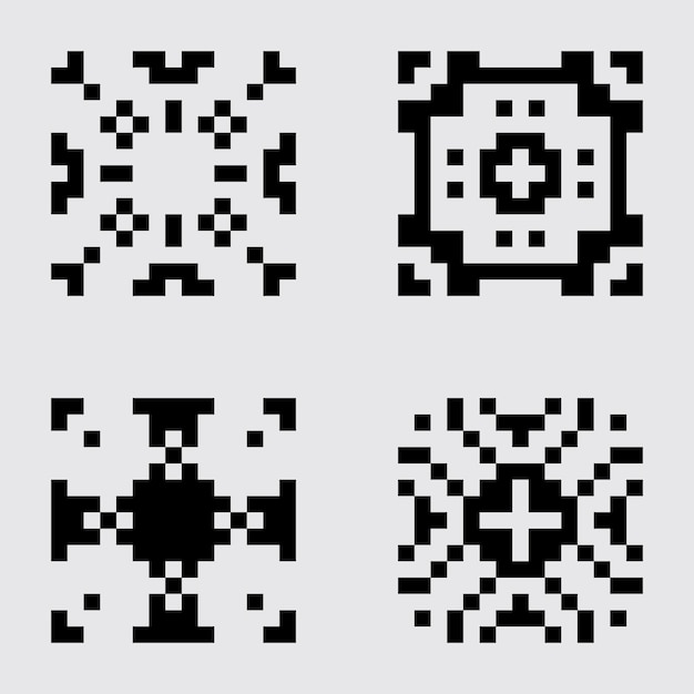 pixel art set tile abstract material pattern