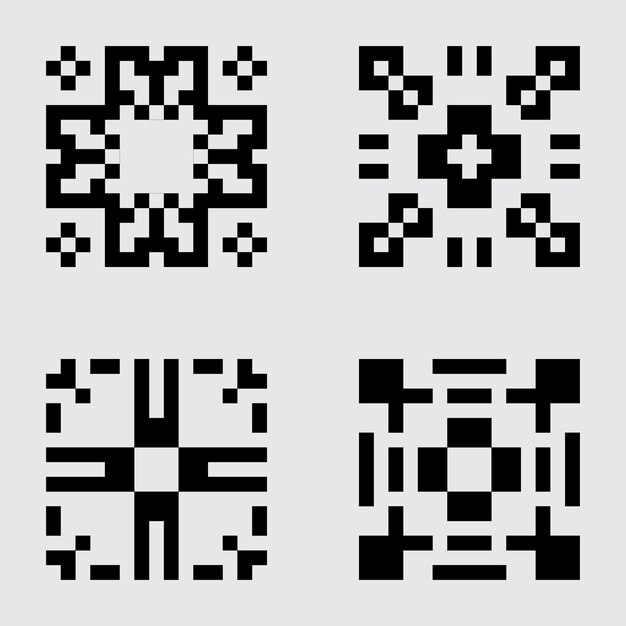 pixel art set tile abstract material pattern