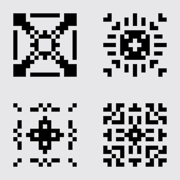 pixel art set tile abstract material pattern