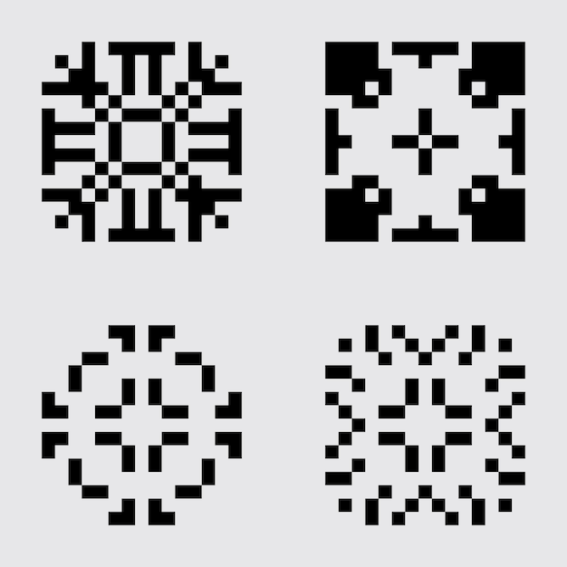 pixel art set tile abstract material pattern