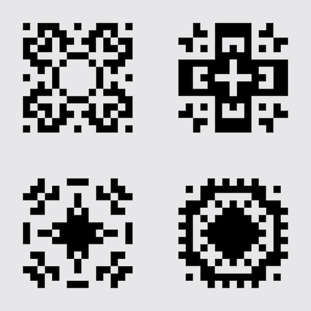 pixel art set tile abstract material pattern