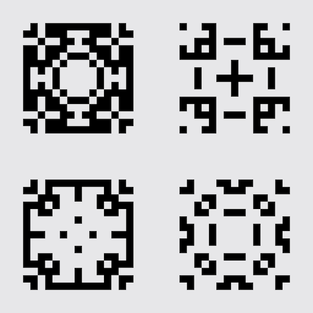 pixel art set tile abstract material pattern