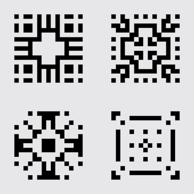 pixel art set tile abstract material pattern