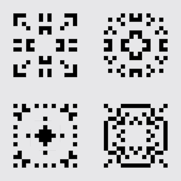 pixel art set tile abstract material pattern