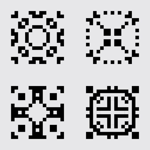pixel art set tile abstract material pattern