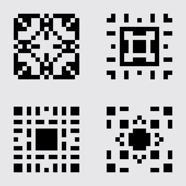 pixel art set tile abstract material pattern