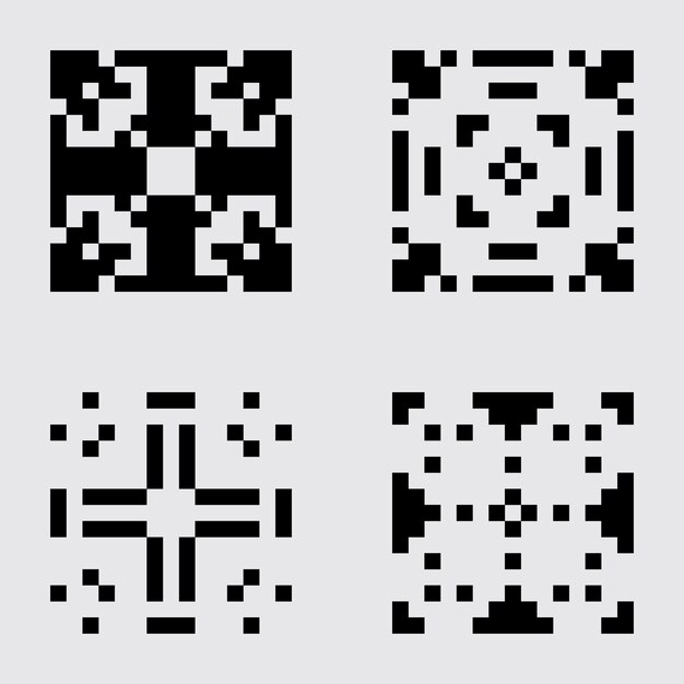 pixel art set tile abstract material pattern