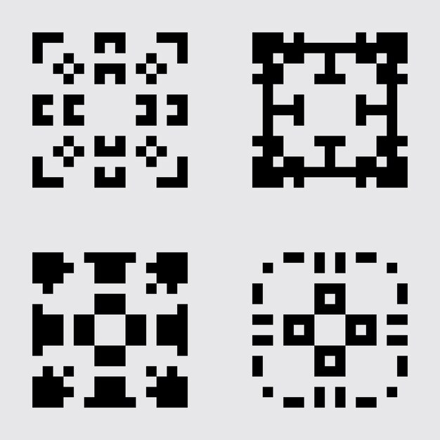pixel art set tile abstract material pattern