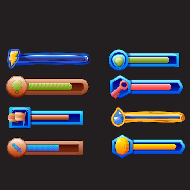 Pixel game icon Retro video games element arcade UI button digital console 8bit interface pixel