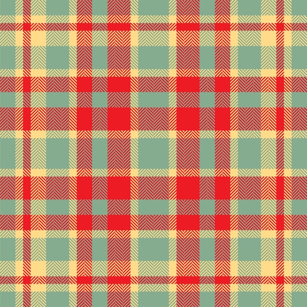 Plaid check pattern Seamless fabric texture Tartan textile print