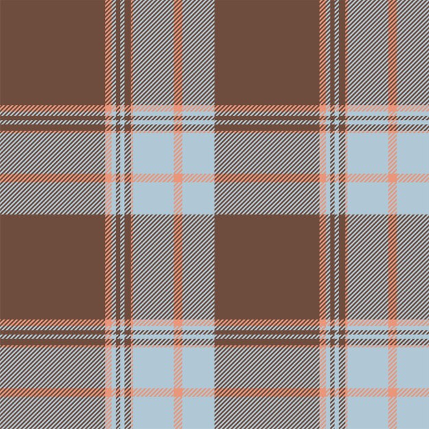 Plaid seamless pattern Check fabric texture Vector textile print design