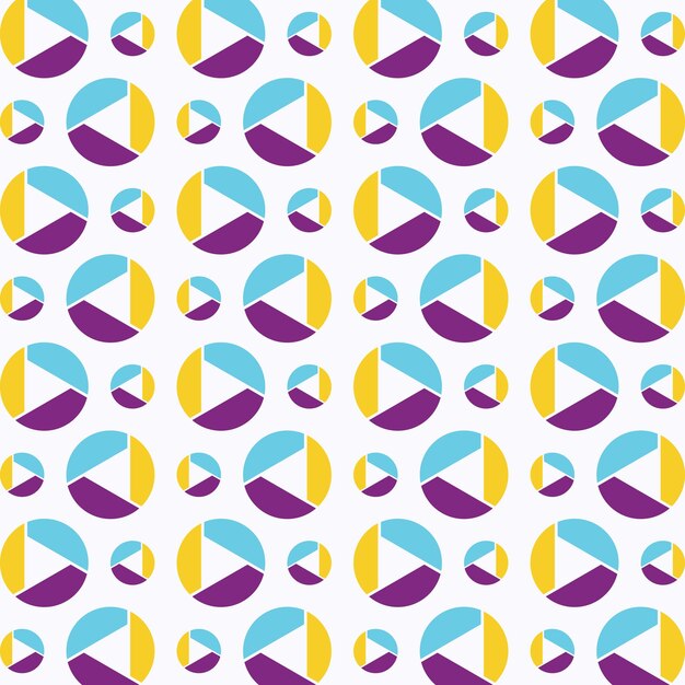 play button abstract pattern design seamless vector illustration background