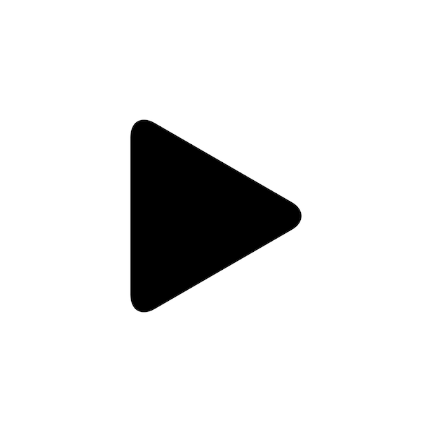 Play Button Icon Vector Design Template