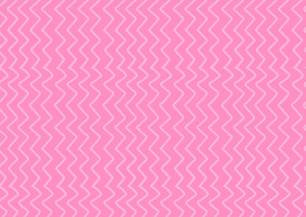 Playful pink zigzag horizontal background cute and playful vector design ideal for girly and modern