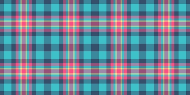 Playful tartan design featuring bright stripes and grid details capturing a fresh youthful vibe perfect for summer apparel or colorful textile creations