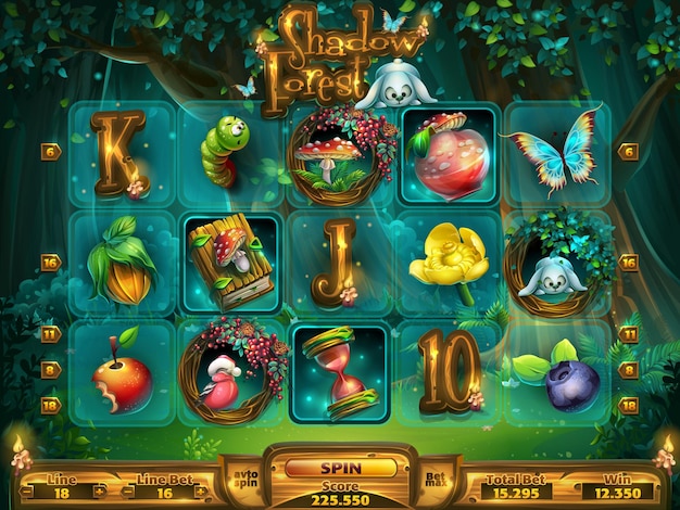 Playing field slots game for game user interface.