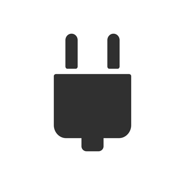 plug icon design vector template simple and modern
