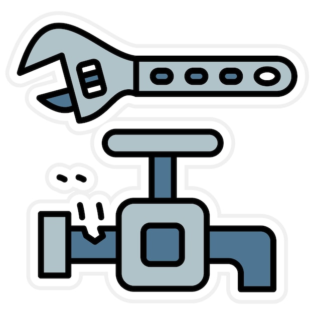 Plumbing icon vector image Can be used for Home Improvements