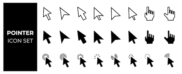 Pointer and cursor element