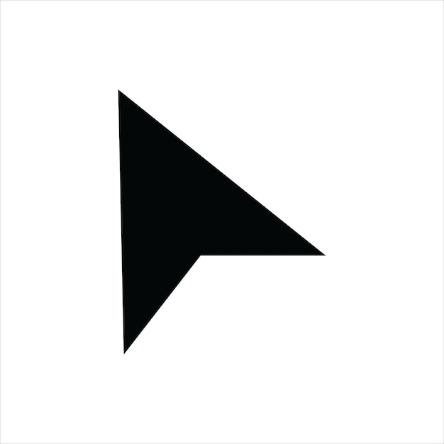Pointer arrow vector icon Computer mouse cursor symbol Vector illustration