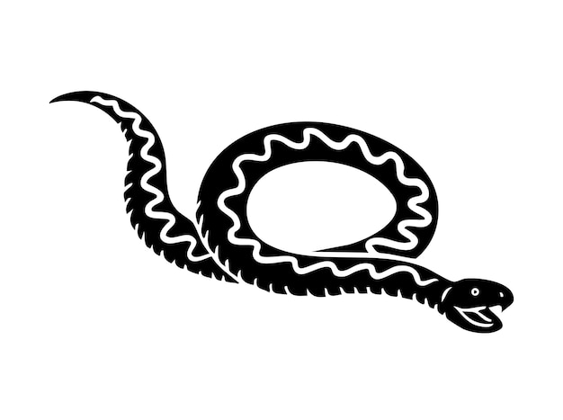poisonous snake viper with pattern