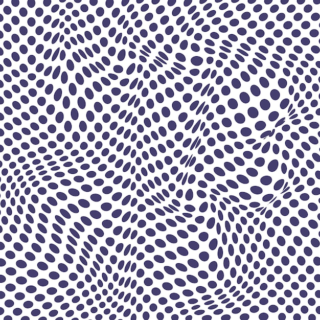 polka dot distort pattern art