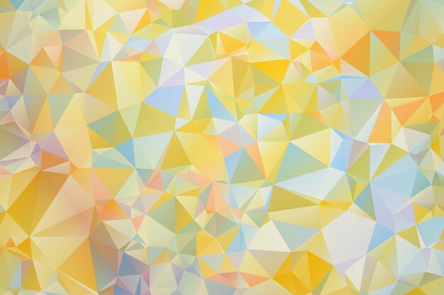 polygonal abstract banner with triangle shapes