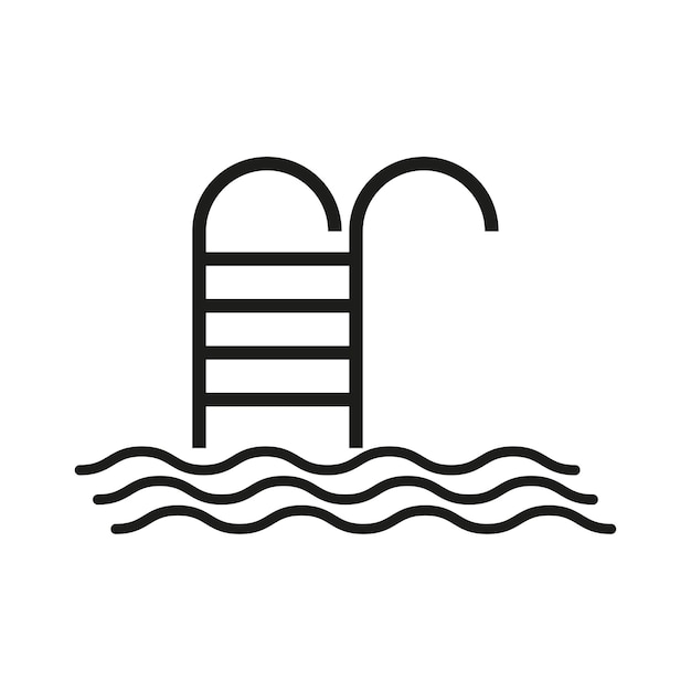 Pool icon Vector illustration Eps 10 Stock image