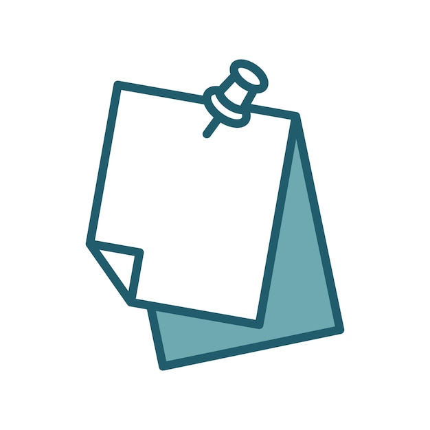 post it notes icon vector design template simple and clean