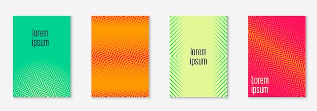 Poster design modern with minimalist geometric lines and shapes