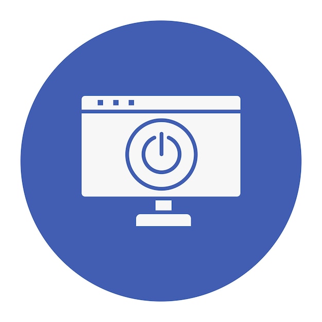 Power Interface Vector Illustration