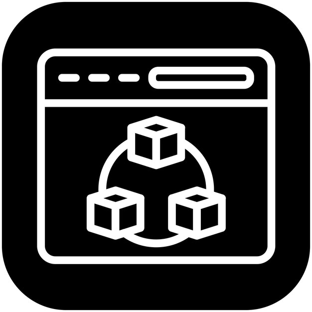 pre built module vector icon illustration of no code iconset