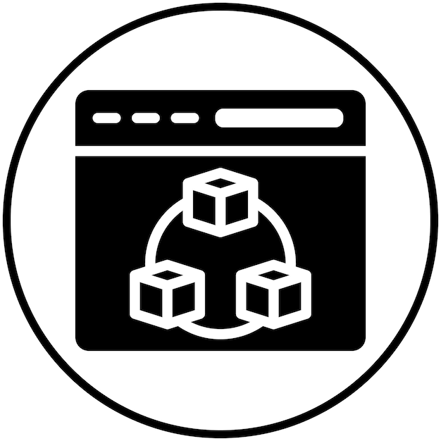 pre built module vector icon illustration of no code iconset