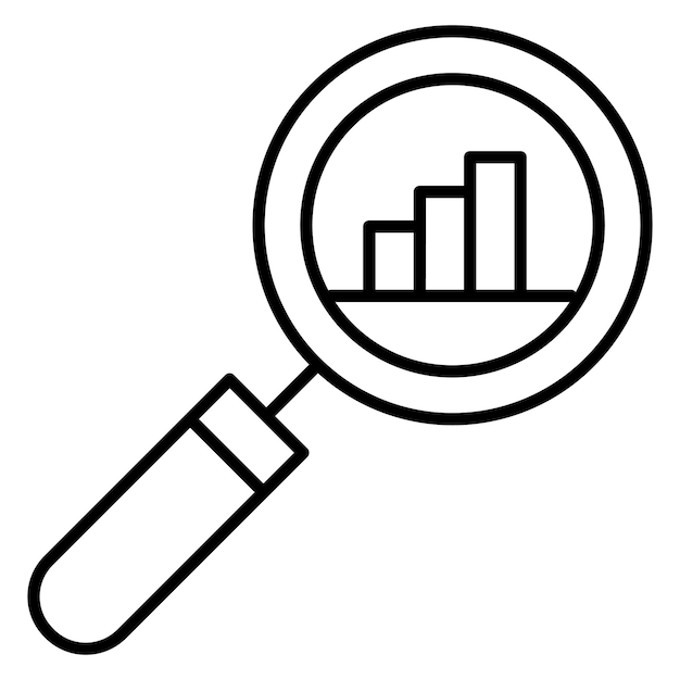 predictive analytics vector illustration style