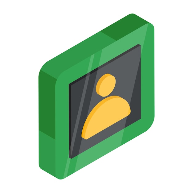 premium download icon of profile
