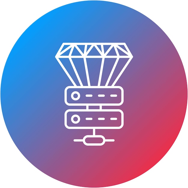 premium hosting icon vector image can be used for web hosting