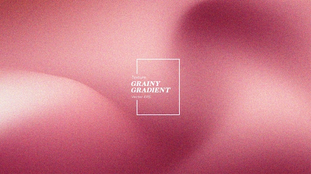 Premium wavy soft pink red blush gradient grainy noise texture vector