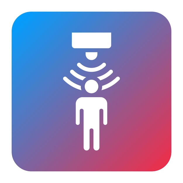 Presence Sensor icon vector image Can be used for Sensors
