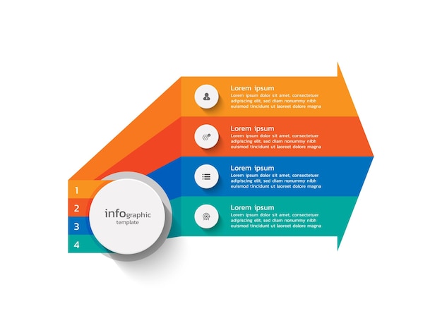 presentation modern business infographic template design