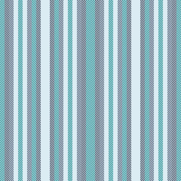 Presentation texture fabric vertical ribbon stripe pattern vector Material lines textile background seamless in light and cyan colors
