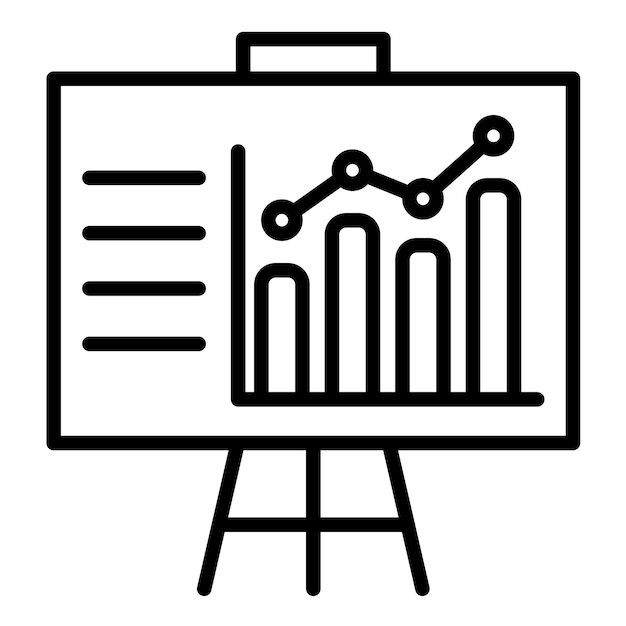 presentation vector illustration style