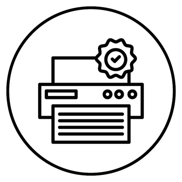 Print Quality icon vector image Can be used for 3d Printing