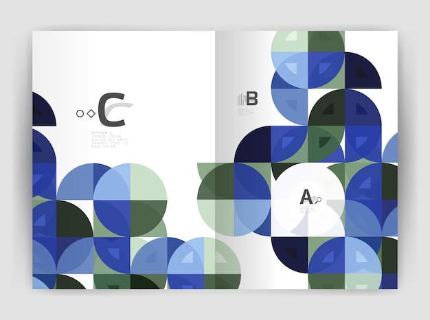 print template modern elegant background triangle annual report vector design for workflow layout diagram number options or web design