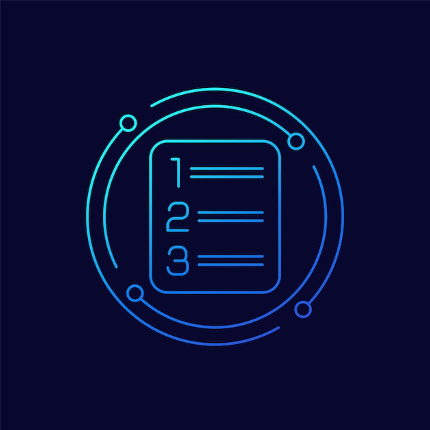 priority prioritize tasks icon linear design