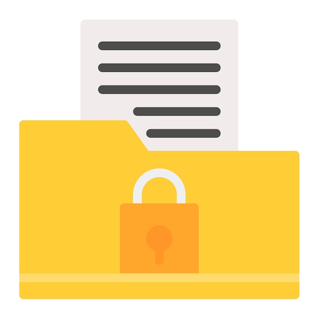 private document icon vector image can be used for crime investigation