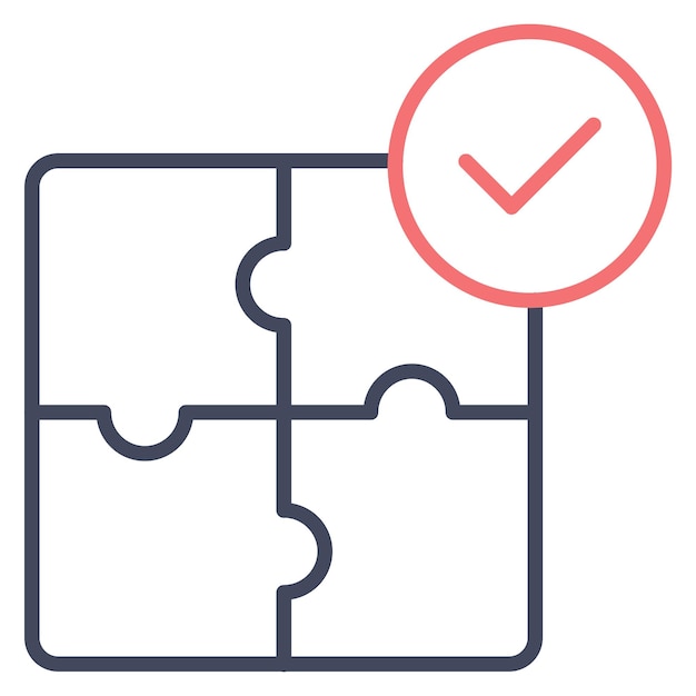 problem solving vector illustration style