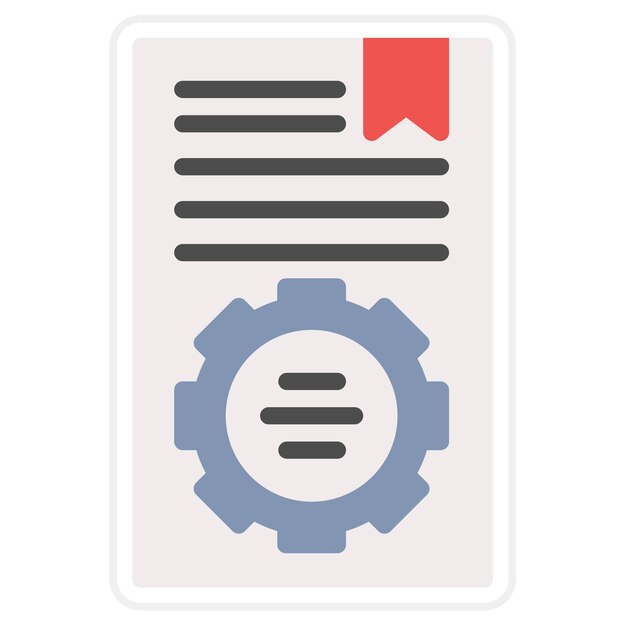 Process Documentation Line Illustration