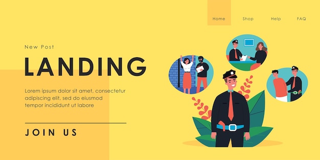 process of police officer catching thief. policeman listening to robbed woman and arresting criminal flat vector illustration. occupation, security, justice concept for banner or website design